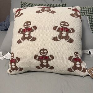 Cupcakes and cashmere gingerbread pillow